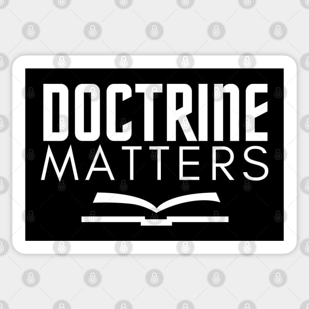 Doctrine Matters Christian Design Sticker by SOCMinistries